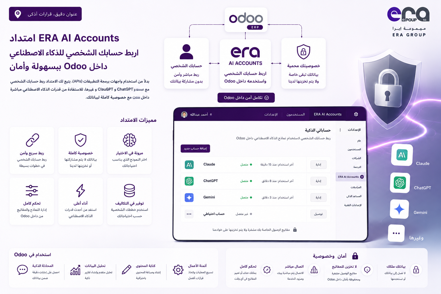 شغّل حسابك الخاص للذكاء الاصطناعي في Odoo