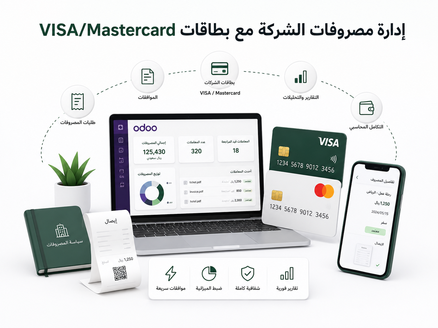 ربط VISA مع اودو